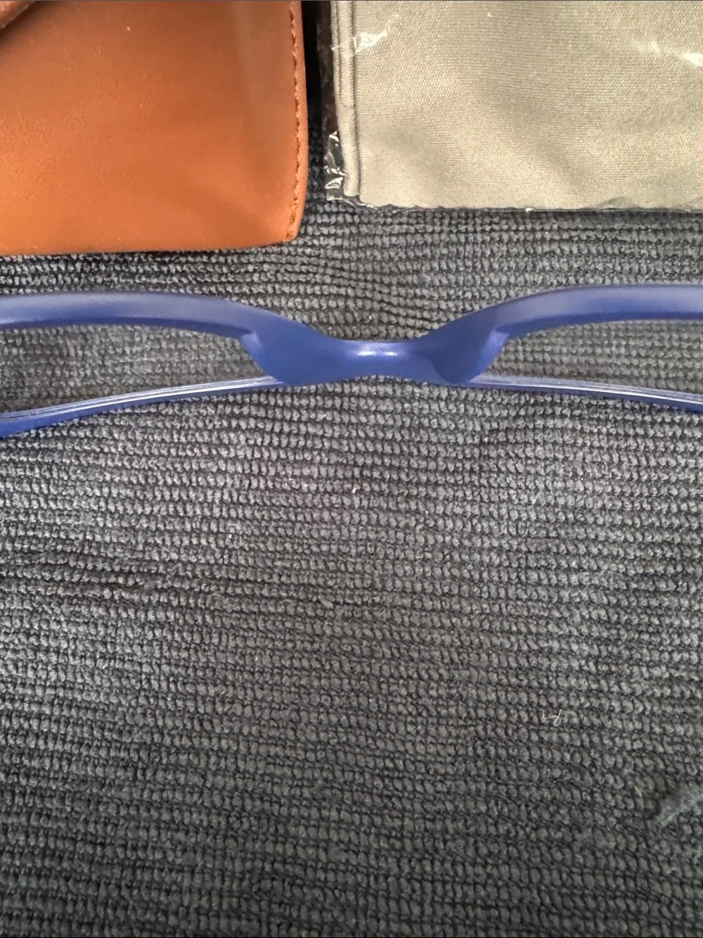 Ray-Ban Matte Blue Wayfarer Eyeglasses with Silver Plaque